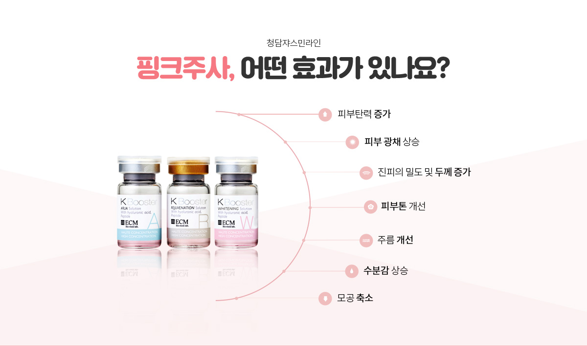 핑크주사,어떤 효과가 있나요?